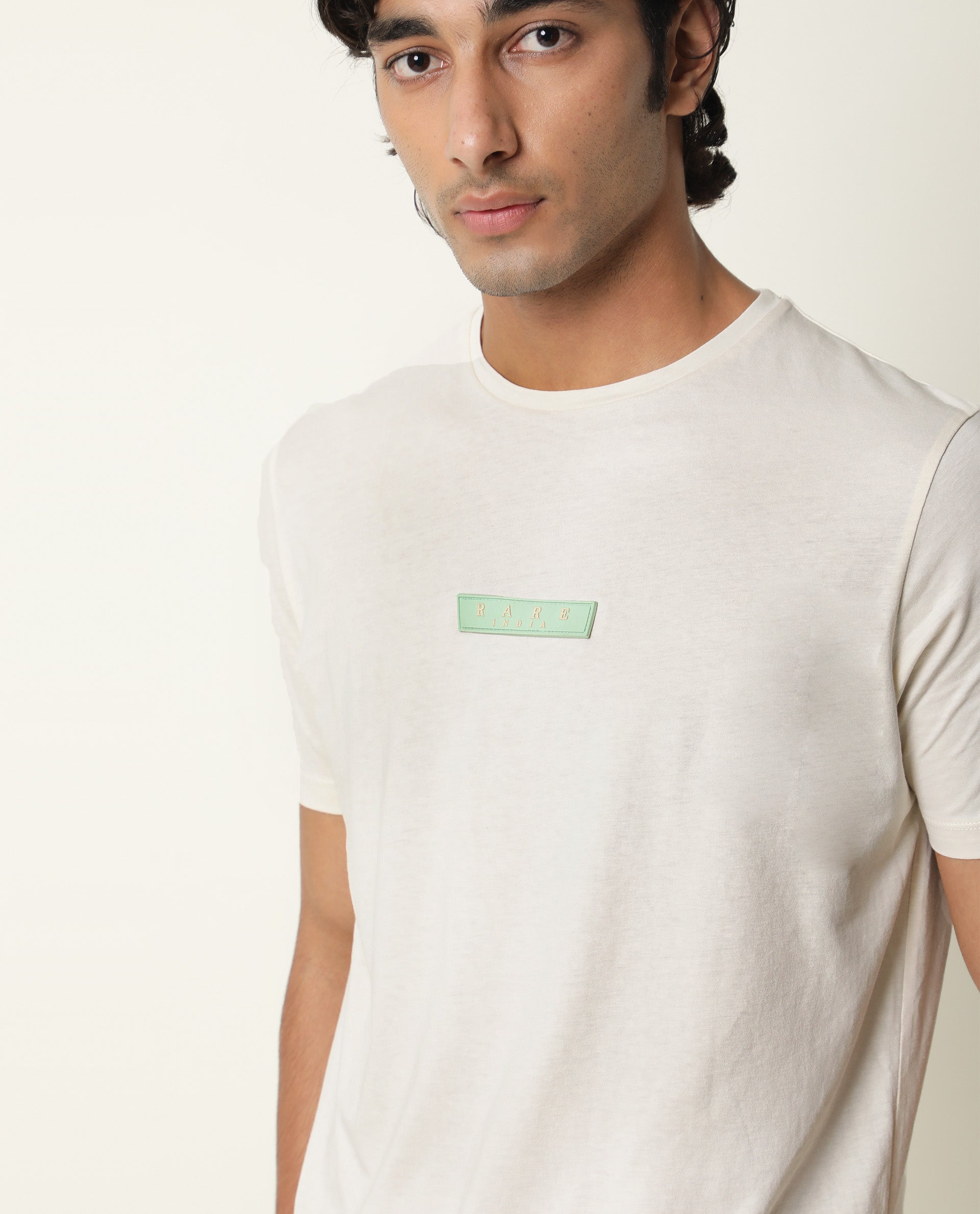 White Loose Short Sleeve T-shirt | Pepe Jeans India